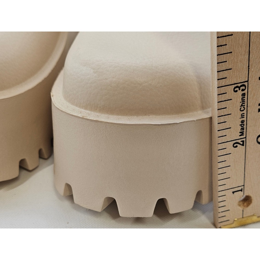 Mudd Beige Platform Clogs - Picture 2 of 10